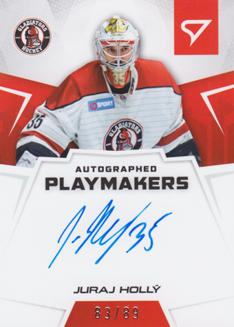 Hollý Juraj 24-25 Slovenská hokejová liga Autographed Playmakers #AP-JH