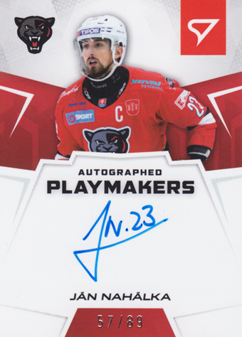 Nahálka Ján 24-25 Slovenská hokejová liga Autographed Playmakers #AP-JN