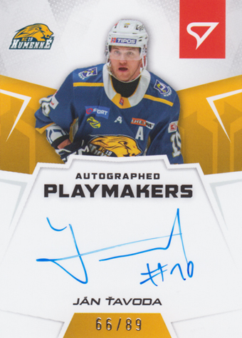 Ťavoda Ján 24-25 Slovenská hokejová liga Autographed Playmakers #AP-JT