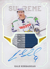 Kerbashian Kale 22-23 Tipos Extraliga Supreme Auto Patch #AP-KK