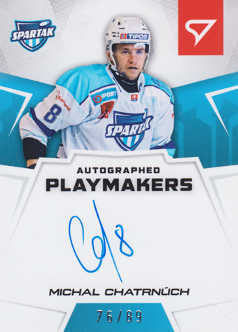 Chatrnúch Michal 24-25 Slovenská hokejová liga Autographed Playmakers #AP-MC
