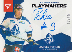 Petran Marcel 22-23 Slovenská hokejová liga Autographed Playmakers #AP-MP