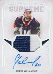 Galamboš Peter 22-23 Tipos Extraliga Supreme Auto Patch #AP-PG