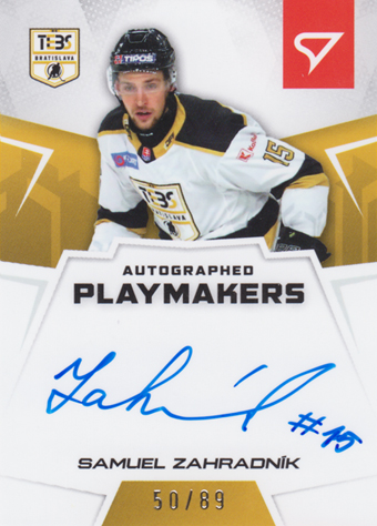 Zahradník Samuel 24-25 Slovenská hokejová liga Autographed Playmakers #AP-SZ