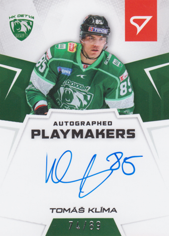 Klíma Tomáš 24-25 Slovenská hokejová liga Autographed Playmakers #AP-TK