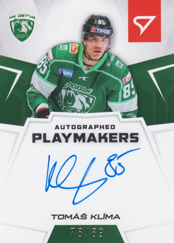 Klíma Tomáš 24-25 Slovenská hokejová liga Autographed Playmakers #AP-TK