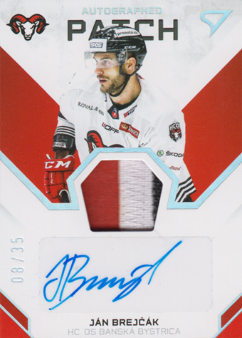 Brejčák Ján 20-21 Tipos Extraliga Auto Patch #AP01