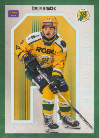 Jenáček Šimon 24-25 GOAL Cards Maxa liga Assistants Parallel #AS-03