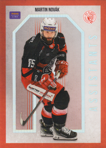 Novák Martin 24-25 GOAL Cards Maxa liga Assistants Parallel #AS-11