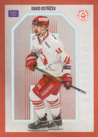 Ostřížek David 24-25 GOAL Cards Maxa liga Assistants Parallel #AS-15
