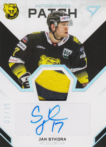 Sýkora Ján 20-21 Tipos Extraliga Auto Patch #AP19