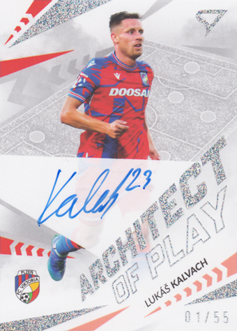Kalvach Lukáš 24-25 Chance Liga Architect of Play Silver Auto #APS-LK