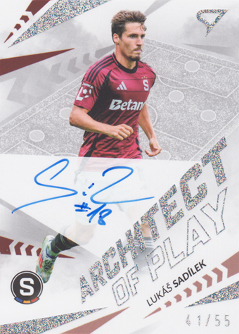 Sadílek Lukáš 24-25 Chance Liga Architect of Play Silver Auto #APS-LS