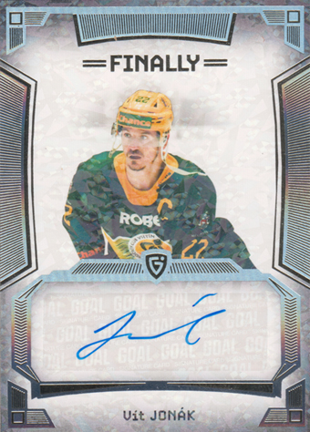 Jonák Vít 23-24 GOAL Cards Finally Autograph Silver #A-23