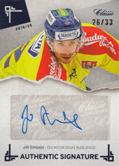 Šimánek Jiří 19-20 OFS Chance liga Authentic Signature #AS-JŠÍ