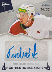 Ondráček Martin 19-20 OFS Chance liga Authentic Signature #AS-MON