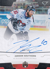 Southorn Jordon 19-20 Tipsport Liga Authentic Signature #A01