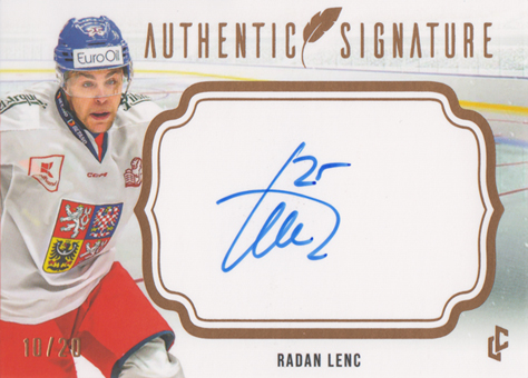 Lenc Radan 2024 LC Expectations Authentic Signature Gold #AS-06