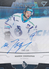 Zagrapan Marek 19-20 Tipsport Liga Authentic Signature #A10