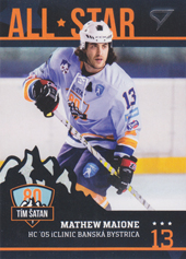 Maione Mathew 17-18 Tipsport Liga All Star 2017 #A11