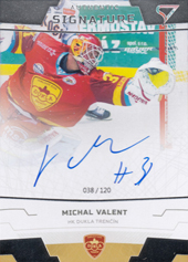 Valent Michal 19-20 Tipsport Liga Authentic Signature #A16