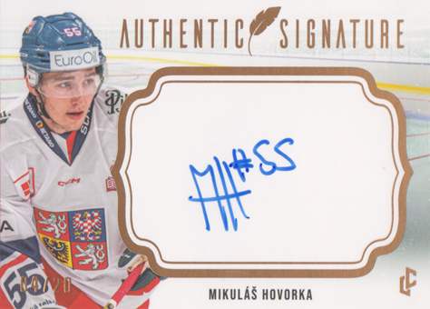 Hovorka Mikuláš 2024 LC Expectations Authentic Signature Gold #AS-20