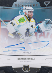 Orbán Brance 19-20 Tipsport Liga Authentic Signature #A21