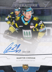 Chovan Martin 19-20 Tipsport Liga Authentic Signature #A22