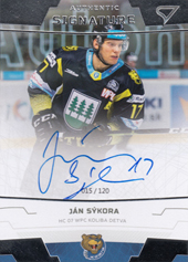 Sýkora Ján 19-20 Tipsport Liga Authentic Signature #A23