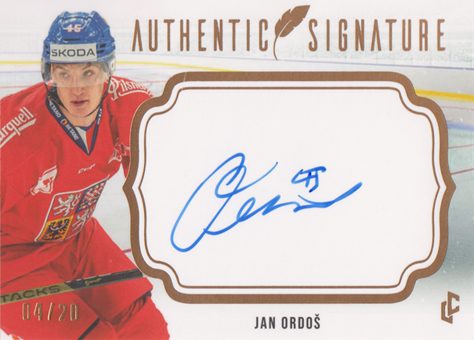 Ordoš Jan 2024 LC Expectations Authentic Signature Gold #AS-25