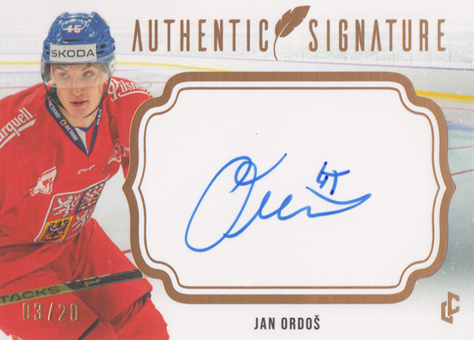 Ordoš Jan 2024 LC Expectations Authentic Signature Gold #AS-25