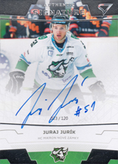 Jurík Juraj 19-20 Tipsport Liga Authentic Signature #A26