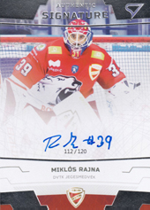 Rajna Miklós 19-20 Tipsport Liga Authentic Signature #A28