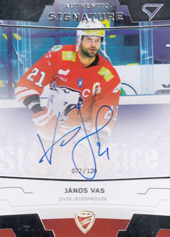 Vas János 19-20 Tipsport Liga Authentic Signature #A29