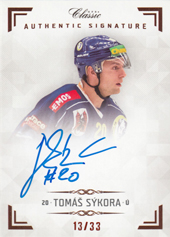 Sýkora Tomáš 18-19 OFS Chance liga Authentic Signature #AS031