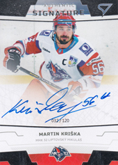 Kriška Martin 19-20 Tipsport Liga Authentic Signature #A32