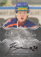 Flynn Oscar 18-19 Premium Cards Authentic Signature #AS-33