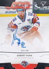 Huna Róbert 19-20 Tipsport Liga Authentic Signature #A33