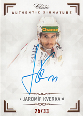 Kverka Jaromír 18-19 OFS Chance liga Authentic Signature #AS033