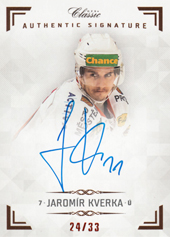 Kverka Jaromír 18-19 OFS Chance liga Authentic Signature #AS033