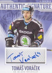 Voráček Tomáš 15-16 OFS Classic Authentic Signature #33