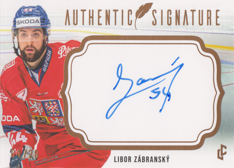 Zábranský Libor 2024 LC Expectations Authentic Signature Gold #AS-33