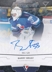 Brust Barry 19-20 Tipsport Liga Authentic Signature #A34
