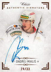 Mikliš Ondřej 18-19 OFS Chance liga Authentic Signature #AS034