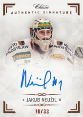 Neužil Jakub 18-19 OFS Chance liga Authentic Signature #AS035