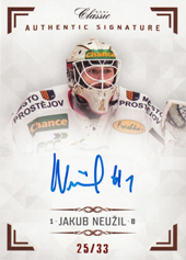 Neužil Jakub 18-19 OFS Chance liga Authentic Signature #AS035