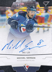 Sersen Michal 19-20 Tipsport Liga Authentic Signature #A35