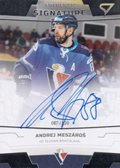 Meszároš Andrej 19-20 Tipsport Liga Authentic Signature #A36