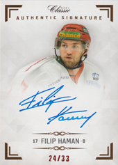 Haman Filip 18-19 OFS Chance liga Authentic Signature #AS059