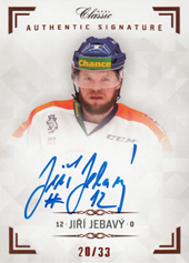 Jebavý Jiří 18-19 OFS Chance liga Authentic Signature #AS064